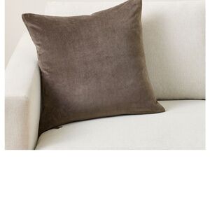 2 new Pottery Barn brown pillow covers